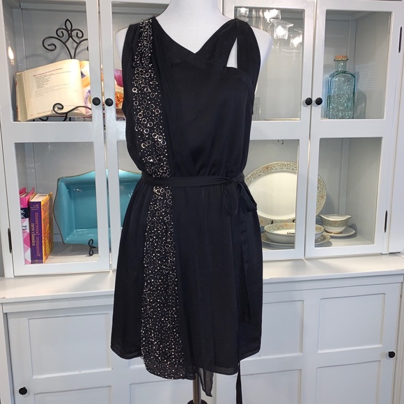 Robert Rodriguez Dresses & Skirts - Robert Rodriquez Faux Wrap Embellished Dress